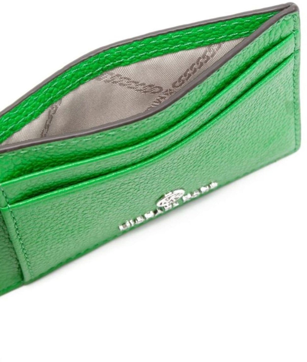 Michael Kors Jet Set Charm Logo Card Holder Groen