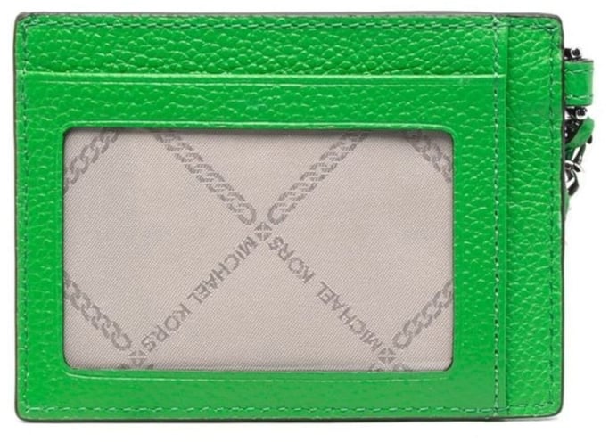 Michael Kors Jet Set Charm Logo Card Holder Groen