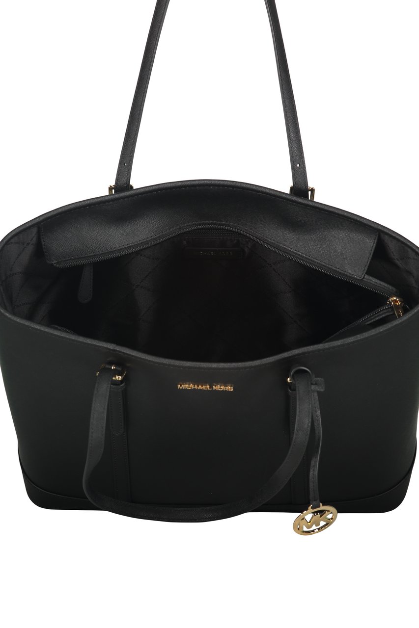 Michael Kors Leather tote Zwart
