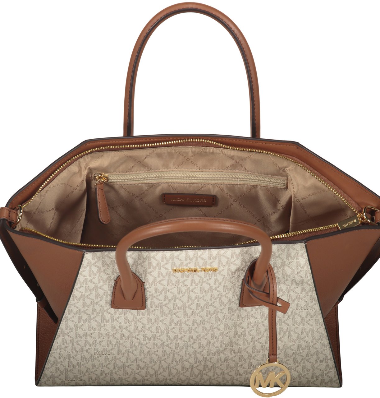 Michael Kors Logo detail handbag Neutraal