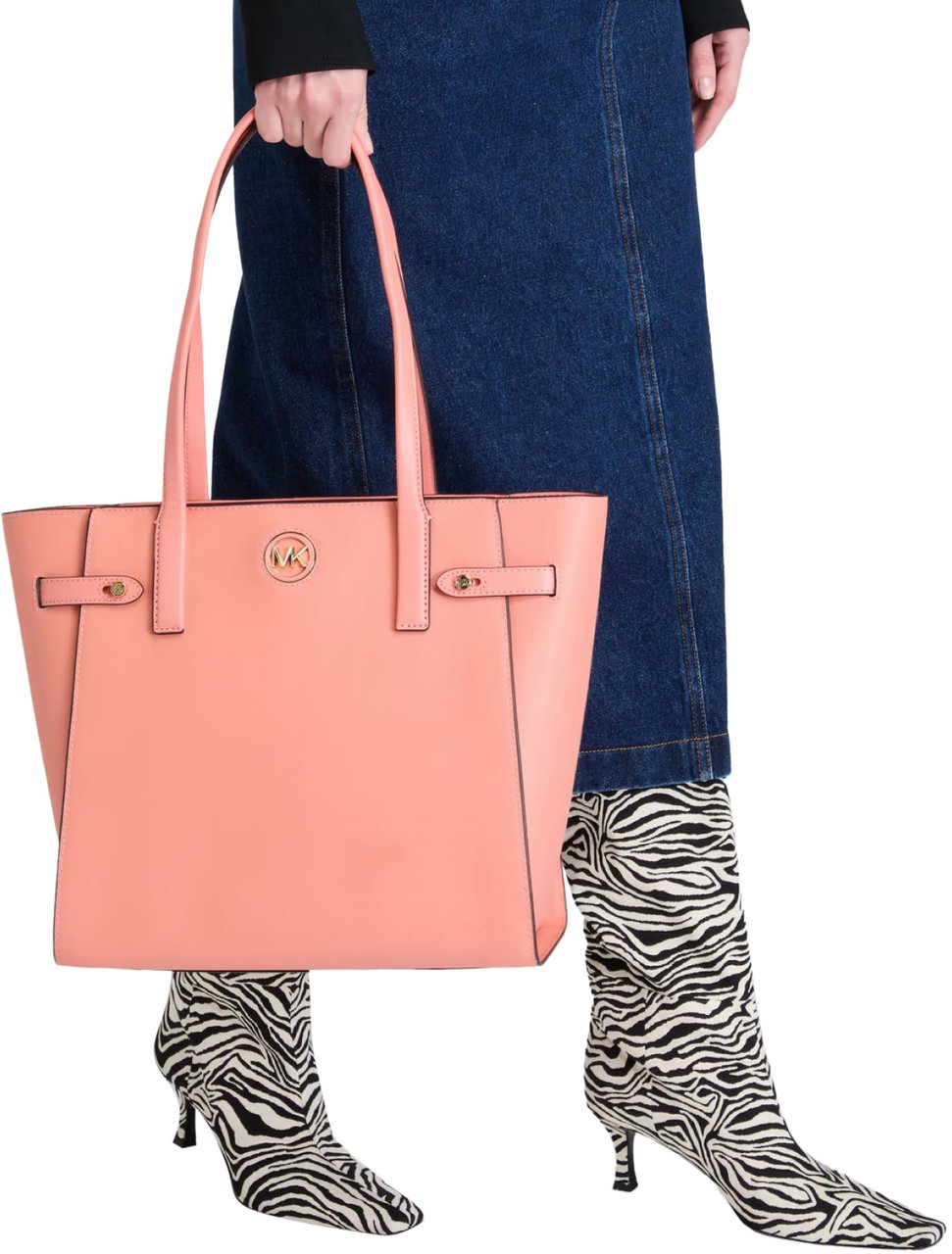 Michael Kors Carmen Logo Tote Bag Roze