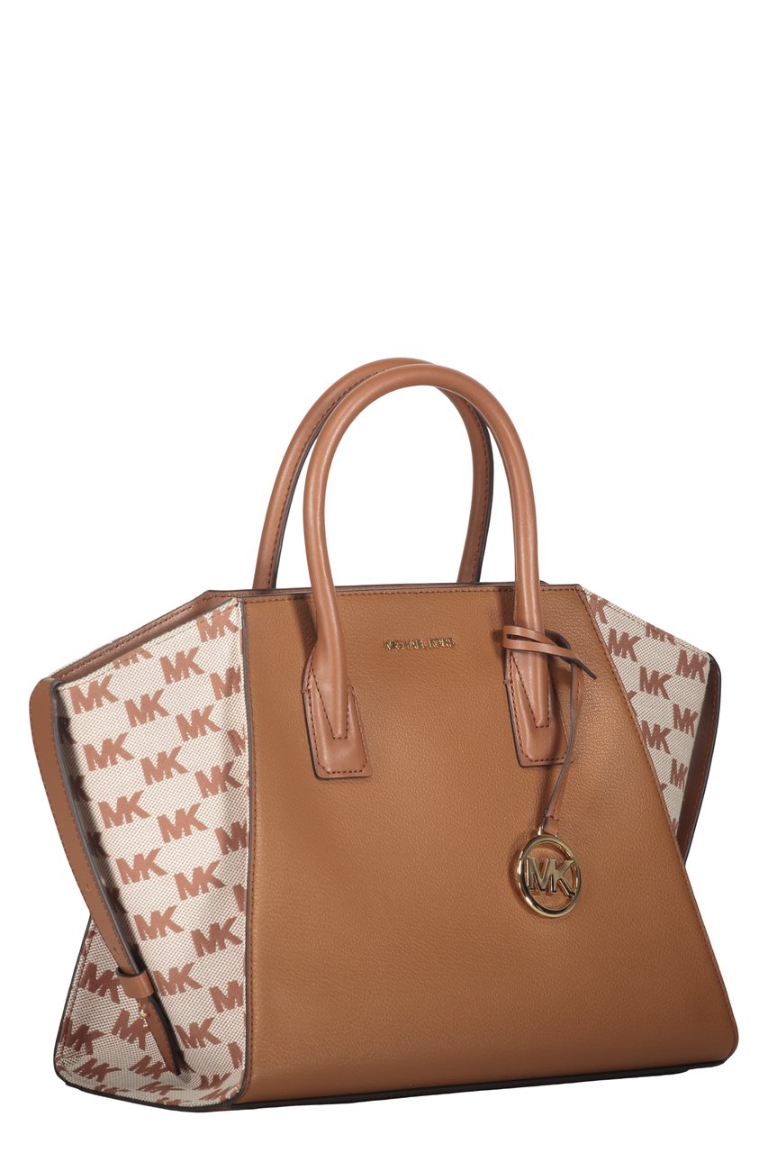 Michael Kors Leather and fabric bag Bruin