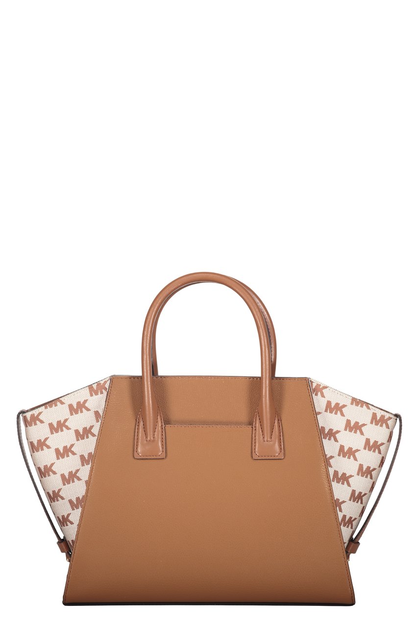 Michael Kors Leather and fabric bag Bruin