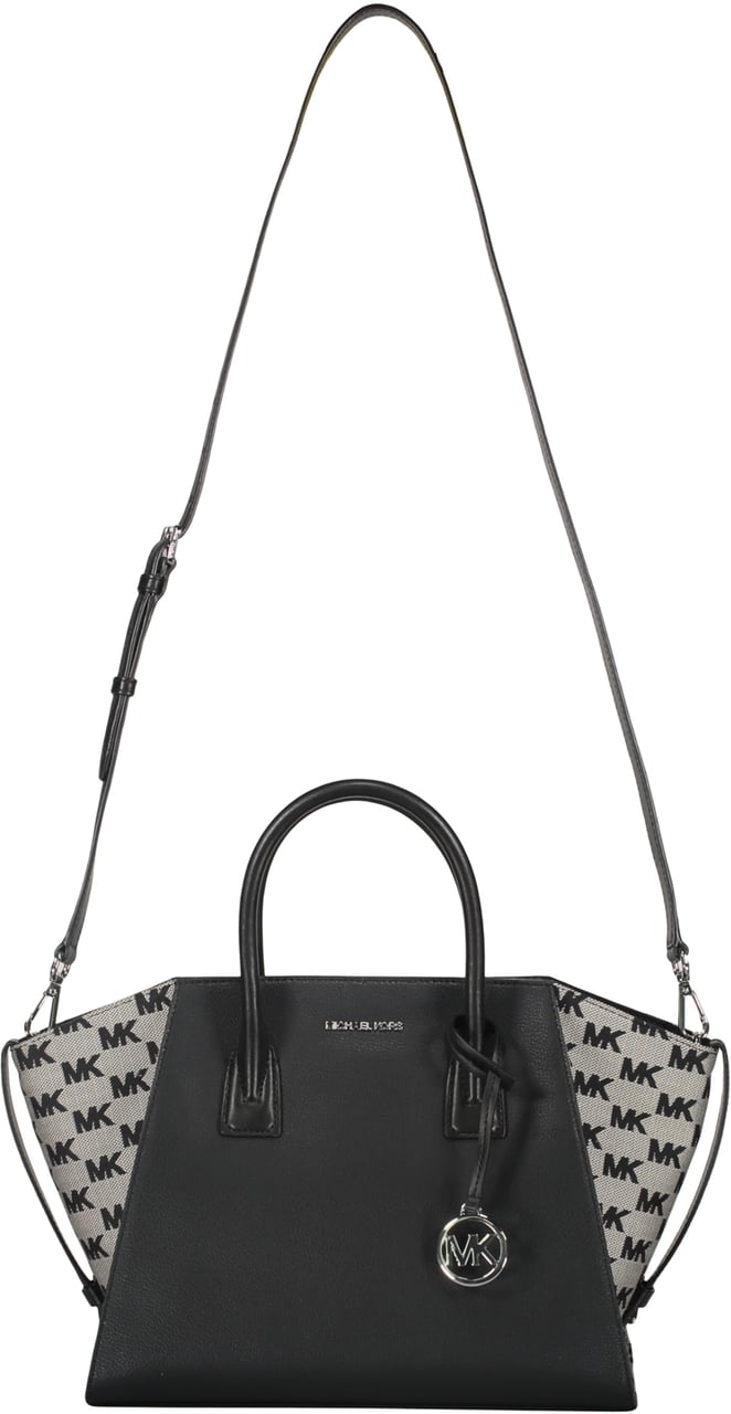 Michael Kors Leather and fabric bag Zwart