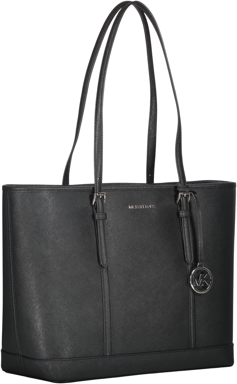 Michael Kors Leather tote Zwart