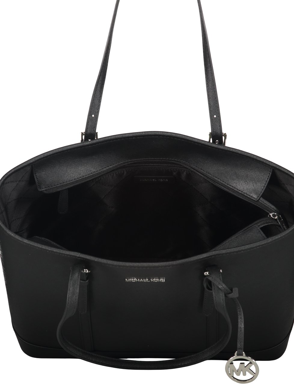 Michael Kors Leather tote Zwart