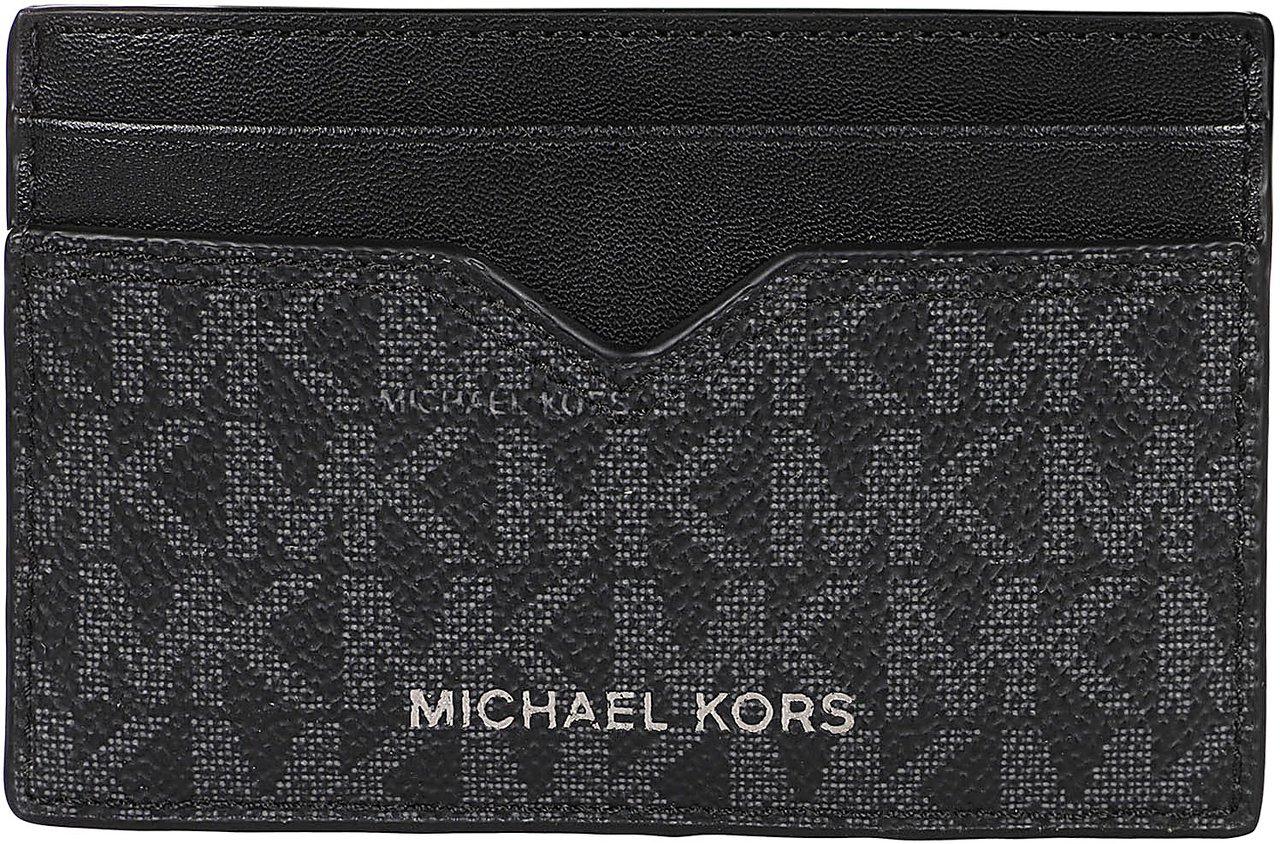 Michael Kors Hudson Credit Card Holder Black Zwart