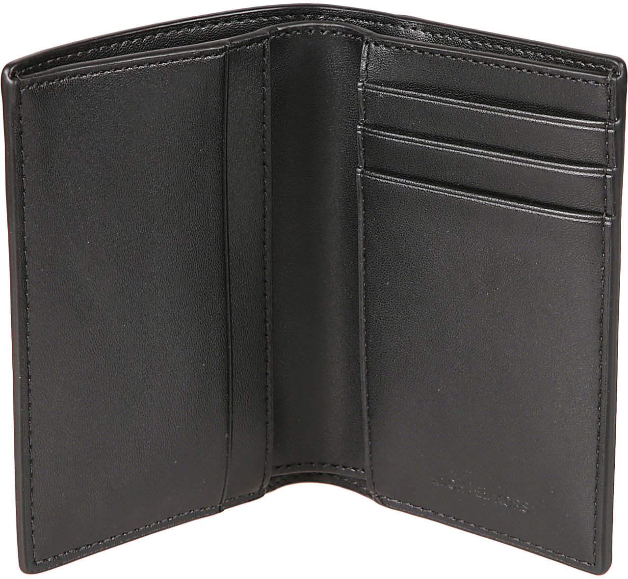 Michael Kors Hudson Vertical Wallet Black Zwart