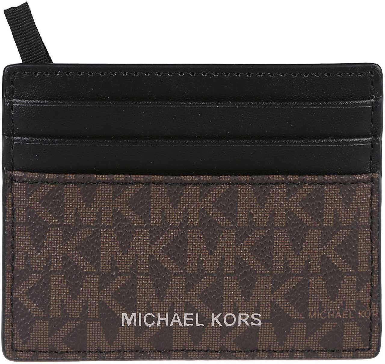 Michael Kors Greyson Credit Card Holder Brown Bruin