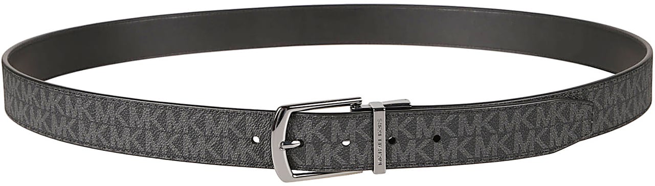 Michael Kors Gift Box Wallet+logo Reversible Belt Black Zwart