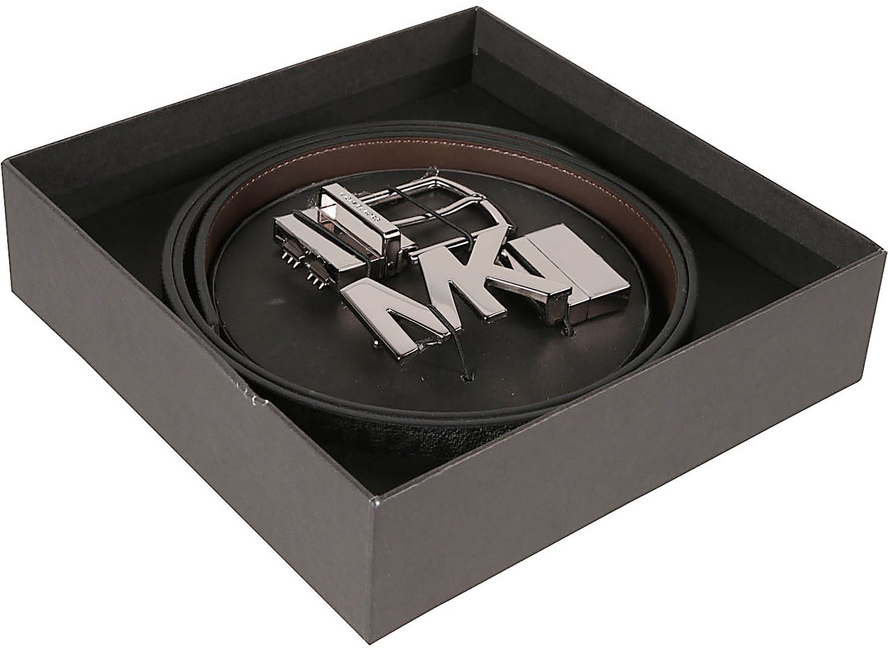 Michael Kors Set Box 4 In 1 Logo Belt Black Zwart