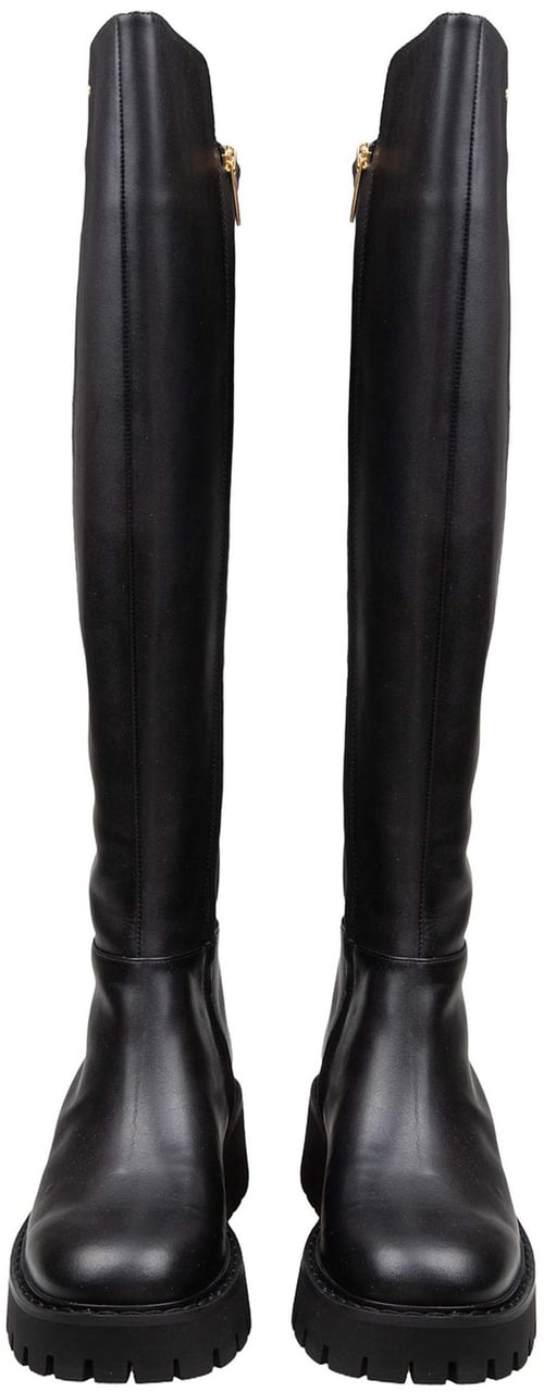 Michael Kors Michael kors asher leather boot black color Zwart