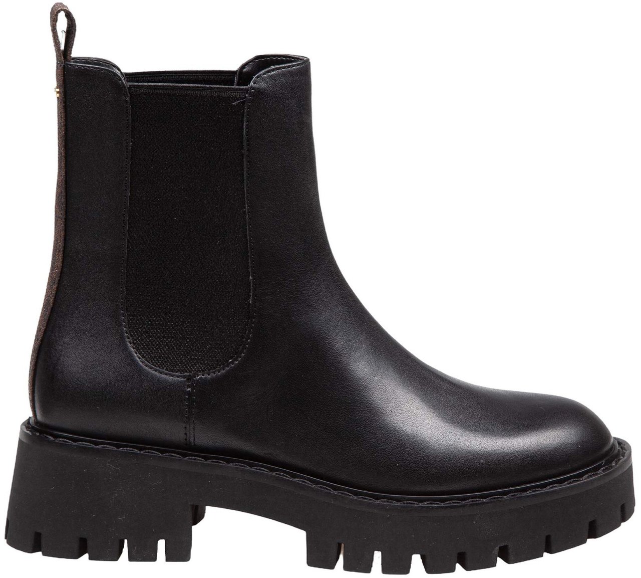 Michael Kors Michael kors asher flat ankle boot in black leather Bruin