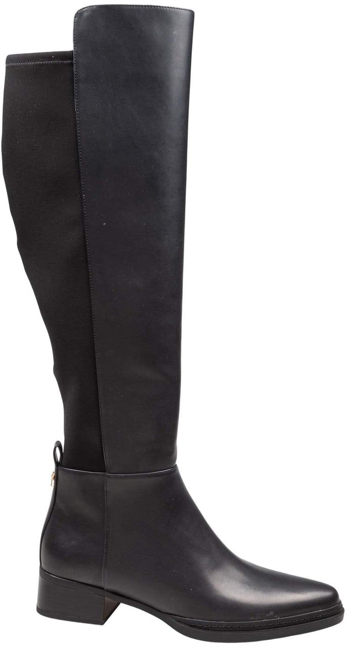 Michael Kors Michael kors lex leather boot in black Zwart