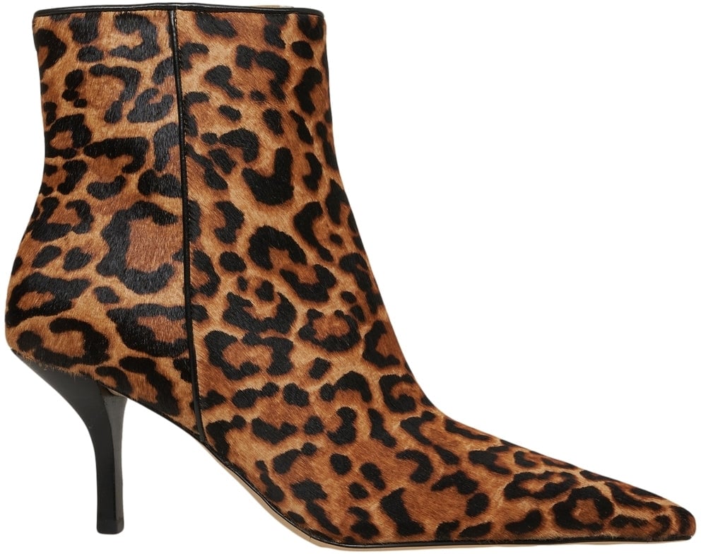 Michael Kors Pony hair ankle boots 'Selina' Bruin