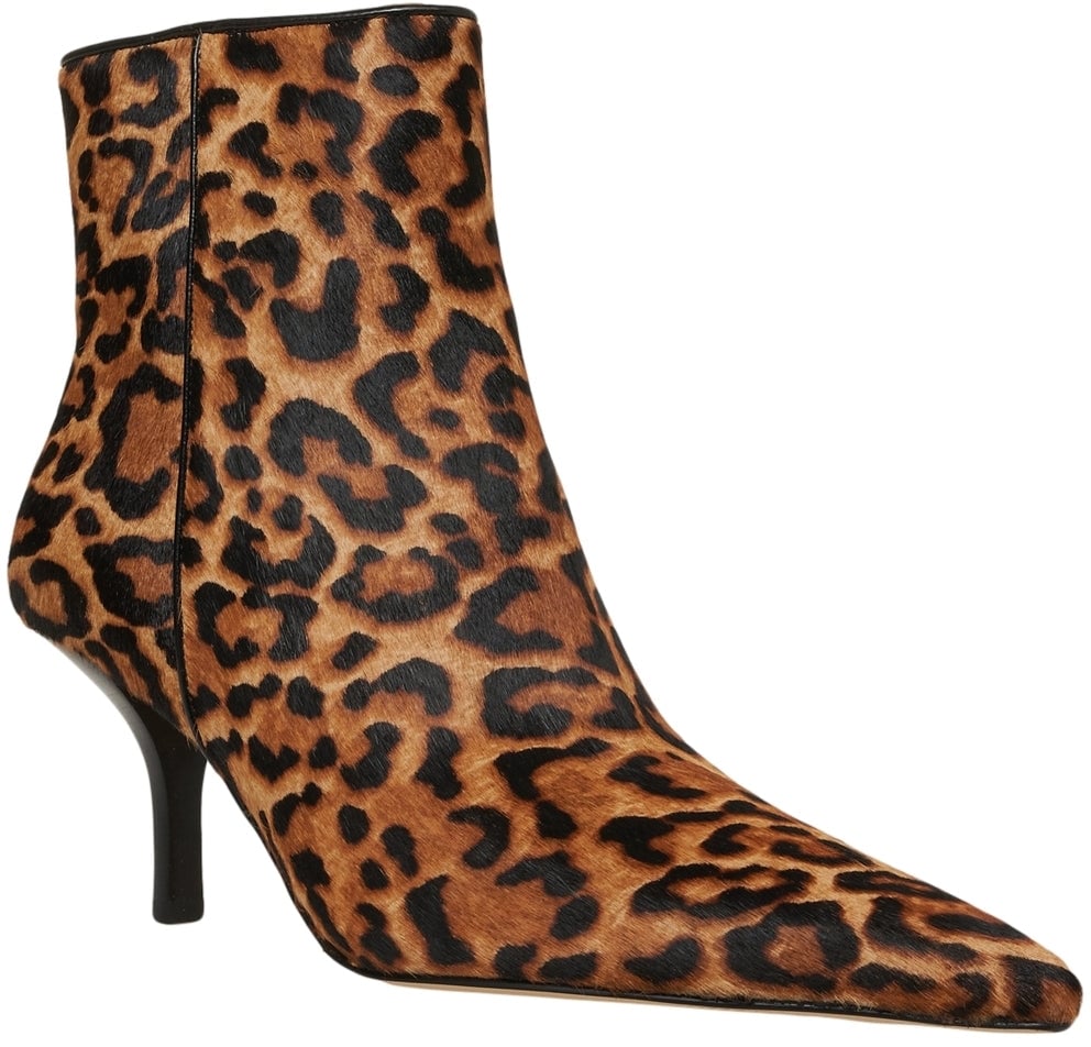 Michael Kors Pony hair ankle boots 'Selina' Bruin