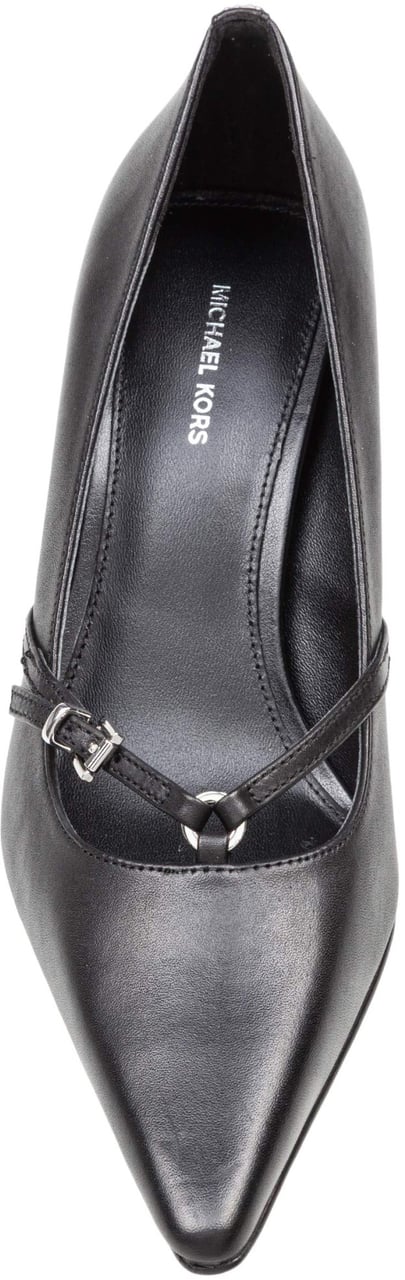 Michael Kors Michael kors selina black leather pumps Zwart