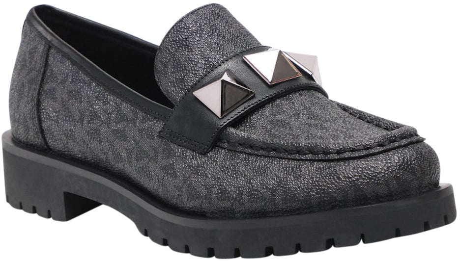 Michael Kors Holland Monogram Loafers Zwart