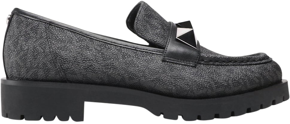 Michael Kors Holland Monogram Loafers Zwart