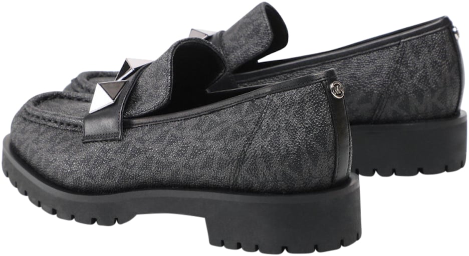Michael Kors Holland Monogram Loafers Zwart