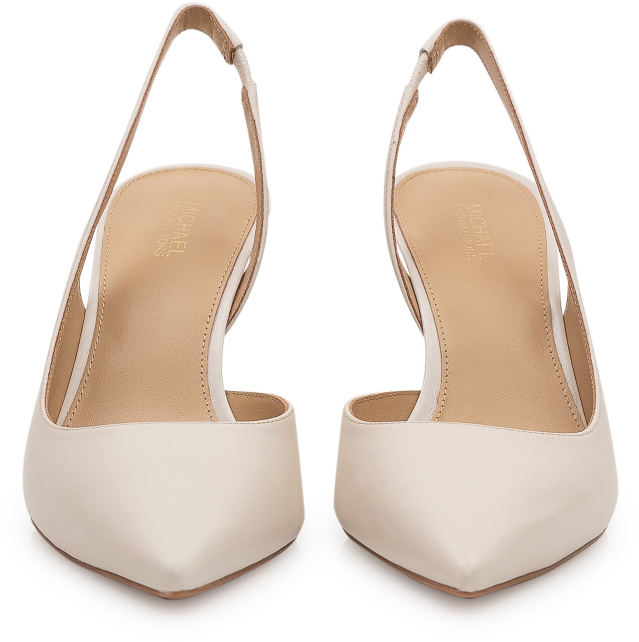 Michael Kors Décolleté Slingback Alina Flex a Punta con Tacco Wit