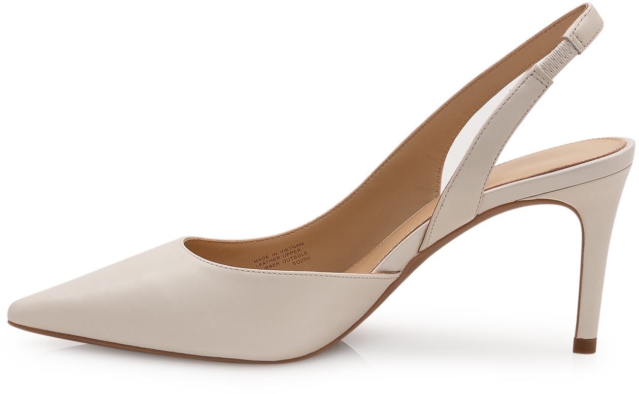 Michael Kors Décolleté Slingback Alina Flex a Punta con Tacco Wit