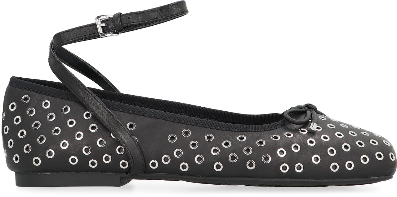 Michael Kors Collette Flex Leather ballet flats Zwart