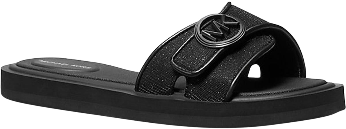 Michael Kors Dames MK Pool Slide Zwart