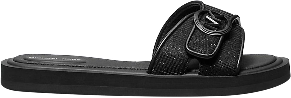 Michael Kors Dames MK Pool Slide Zwart