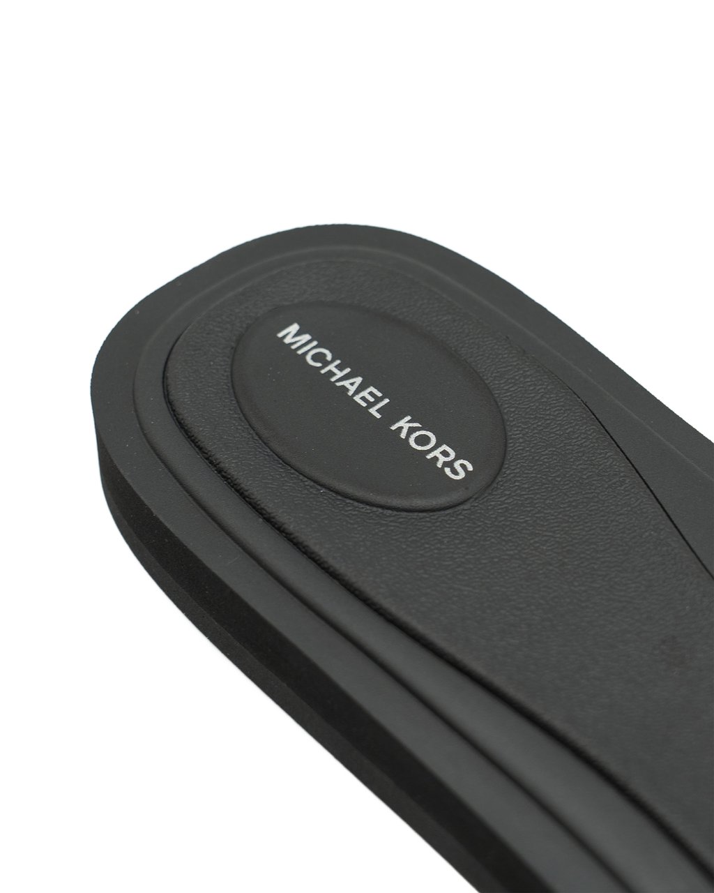 Michael Kors Logo Slide Sandaal Zwart