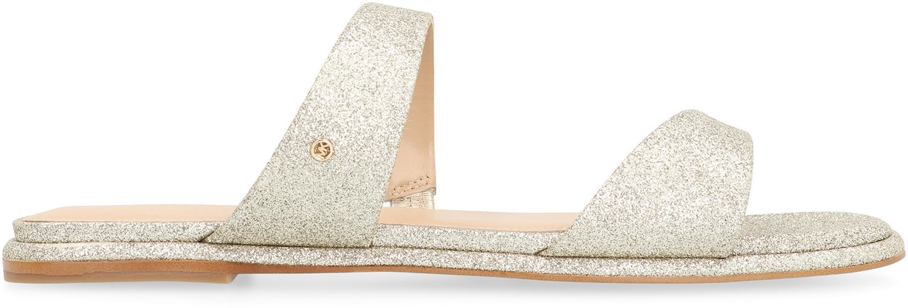 Michael Kors Jaida Leather sandals Goud