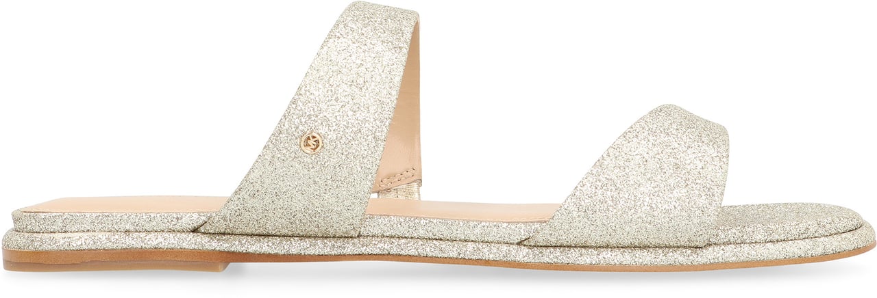 Michael Kors Jaida Leather sandals Goud