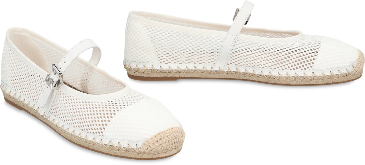 Michael Kors Lynn Ballet Espadrille Optic White Wit