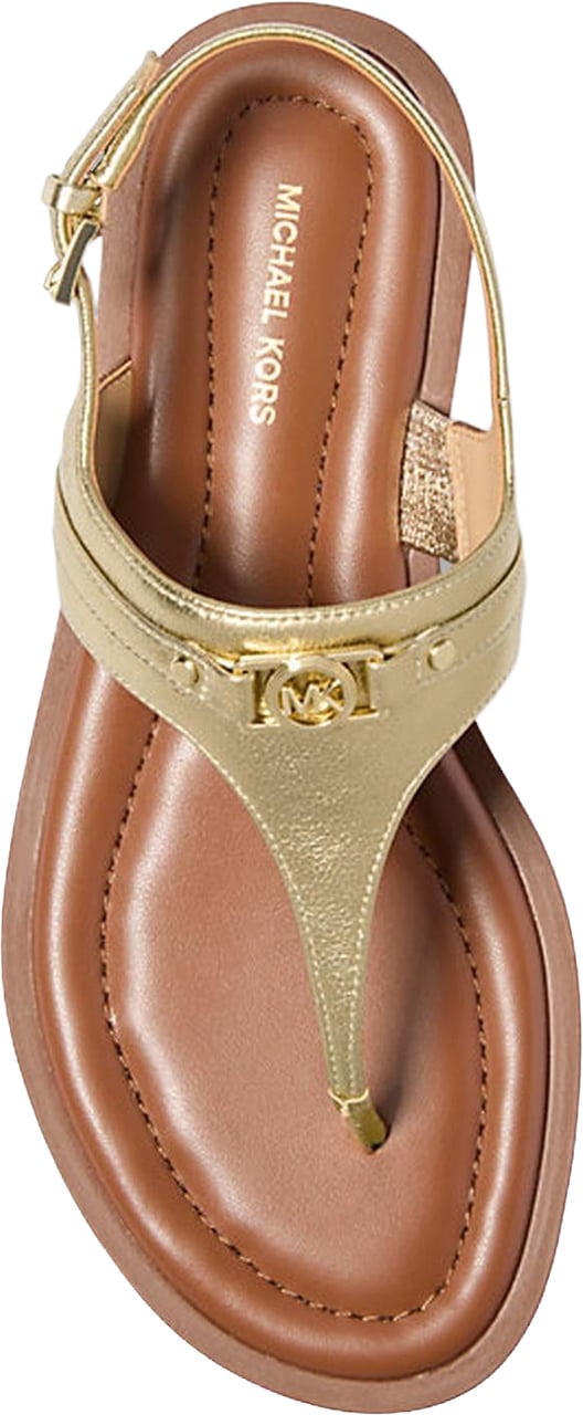 Michael Kors Dames Mandy Thong Sandal Metallic