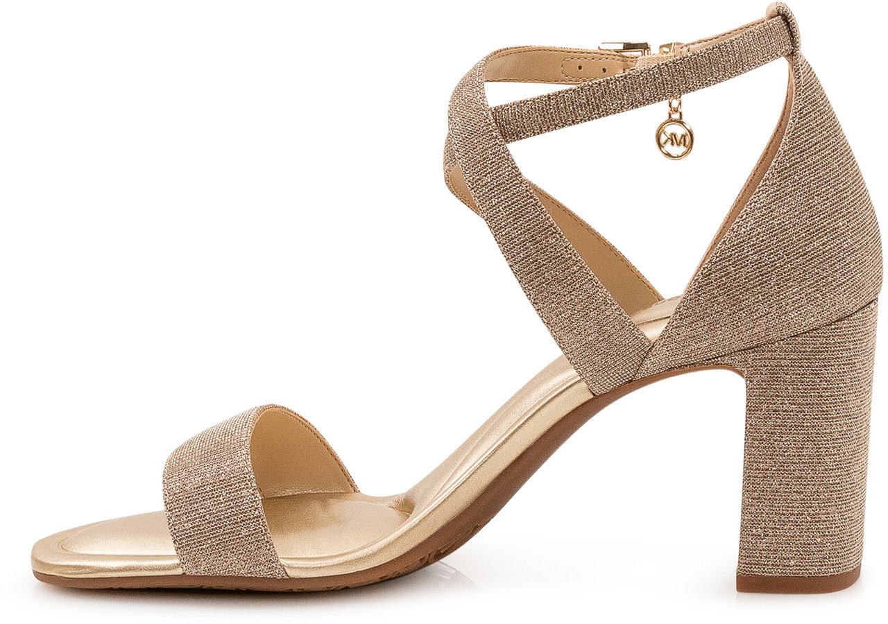Michael Kors Sandali Alexa Flex con Tacco Largo Taupe