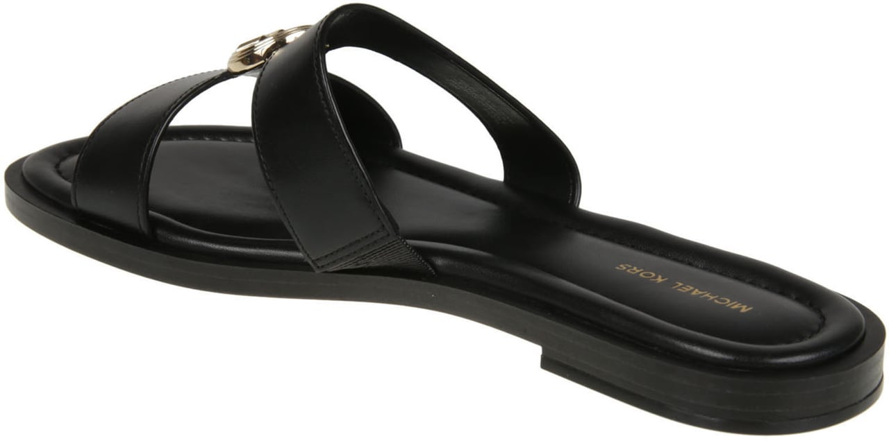 Michael Kors Erin Flat Sandals Black Zwart