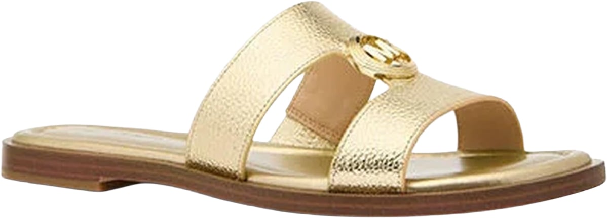 Michael Kors Dames Erin Flat Sandal Metallic