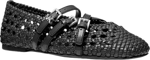 Michael Kors Flat Shoes Nero Zwart
