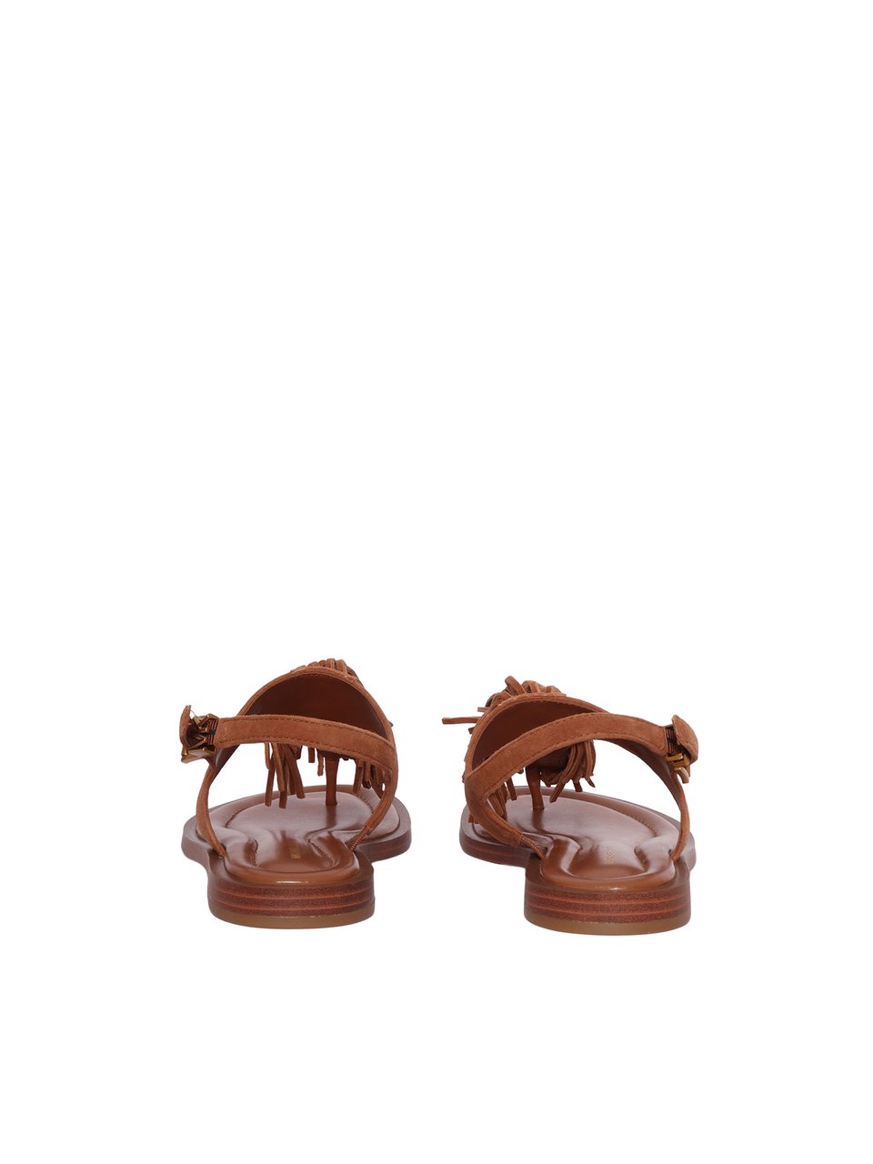 Michael Kors Indra Fringed Ankle Strap Sandals Bruin