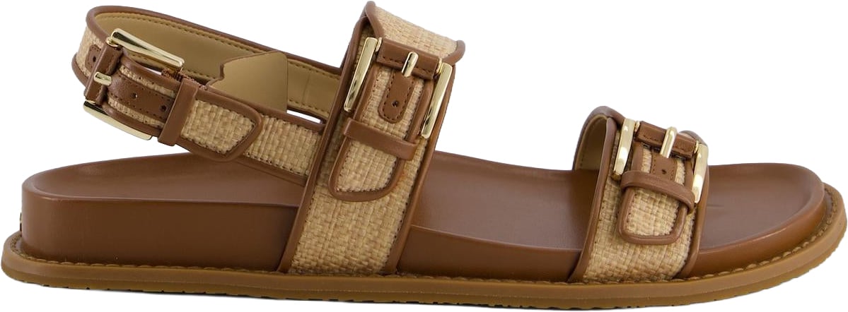 Michael Kors Dames Nia Flat Sandal Beige