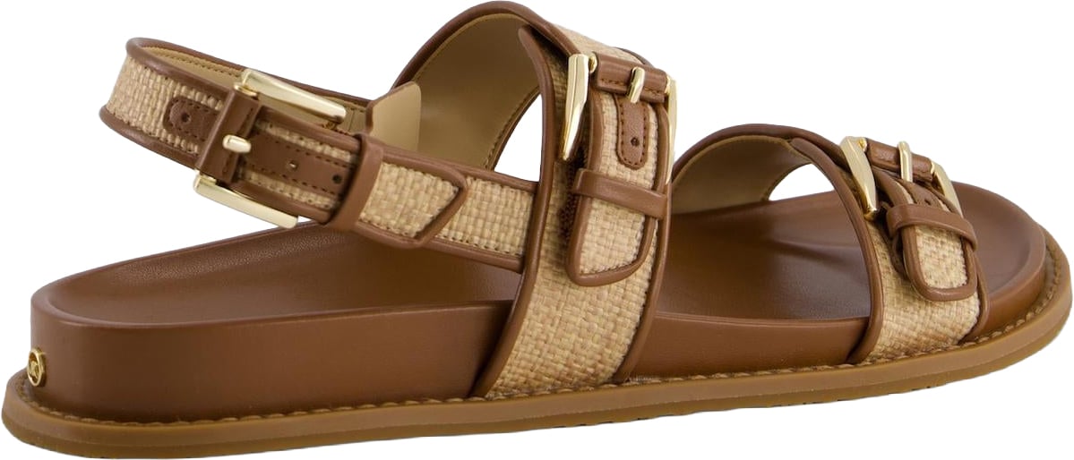 Michael Kors Dames Nia Flat Sandal Beige