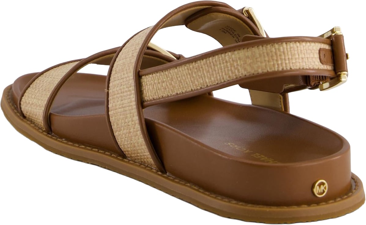 Michael Kors Dames Nia Flat Sandal Beige