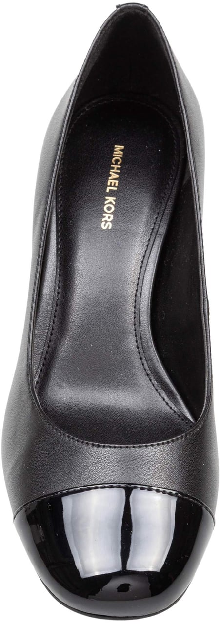 Michael Kors Michael kors perla flex leather pumps, black Zwart