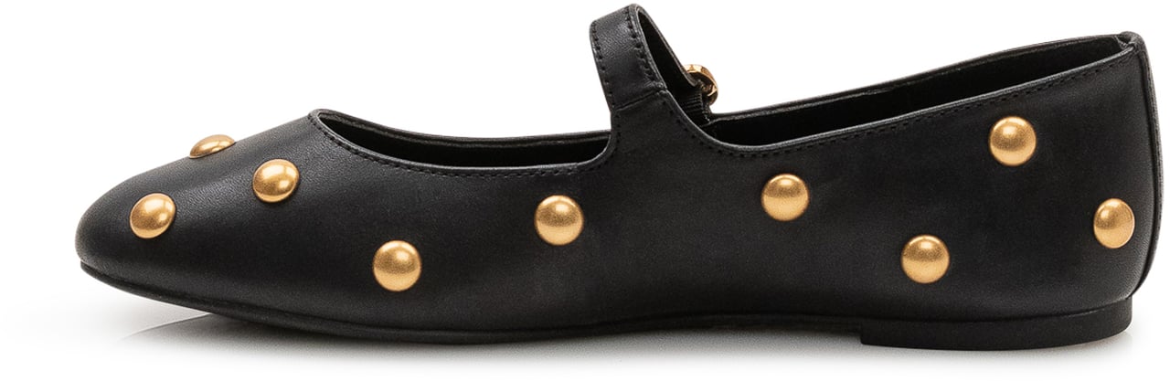 Michael Kors Ballerine Nellie Flex con Cinturino e Borchie Zwart