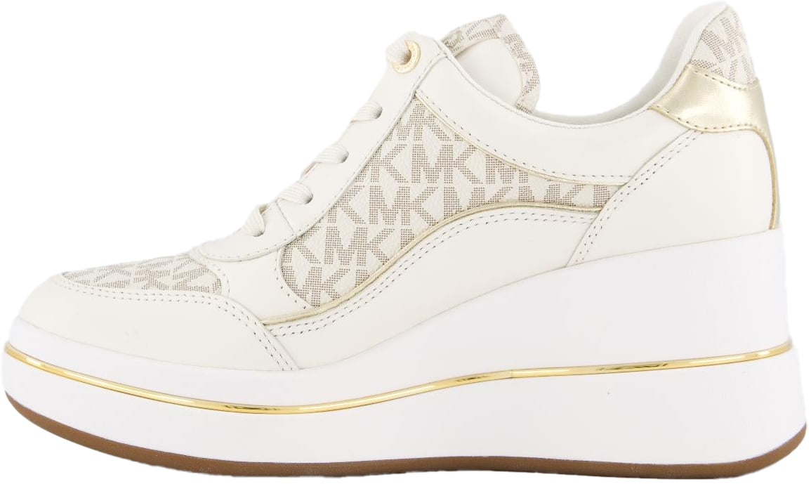 Michael Kors Dames Emmy Wedge Trainer Wit