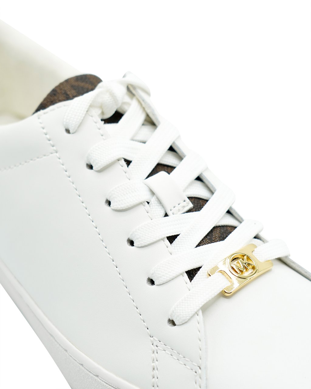 Michael Kors Keaton Lace Up Sneaker Wit