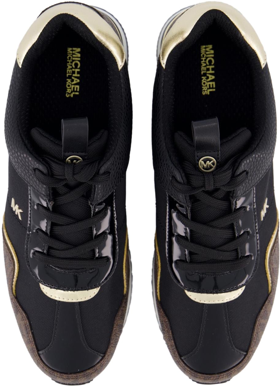 Michael Kors Raina Trainer Blk/Brown Zwart