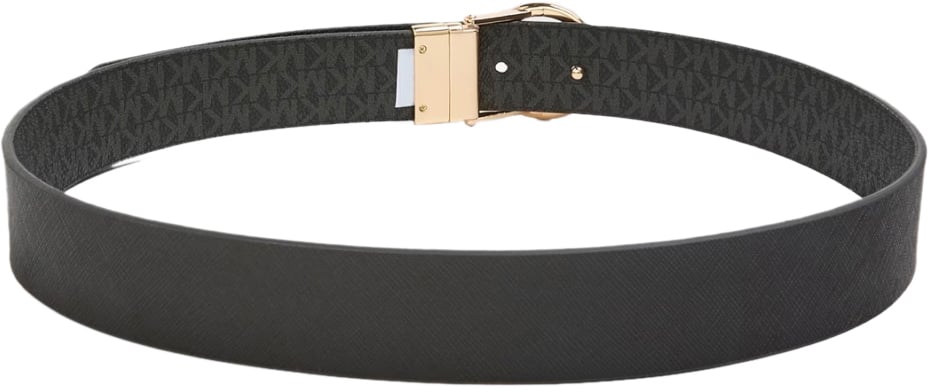 Michael Kors Reversible Monogram Saffiano Belt Zwart