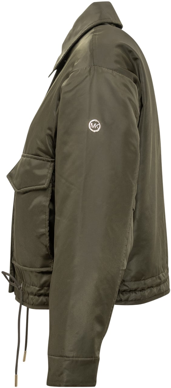 Michael Kors Michael Kors Giacca Verde con Tasche Frontali Groen