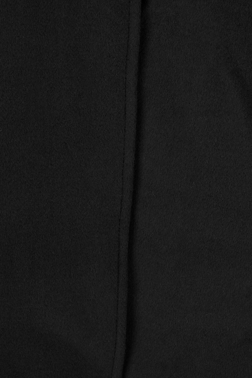 Michael Kors Michael Kors Black wool blend coat Zwart